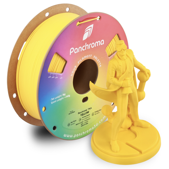 Polymaker Panchroma™ Basic PLA Yellow, 1kg, 1,75 mm, CA19011