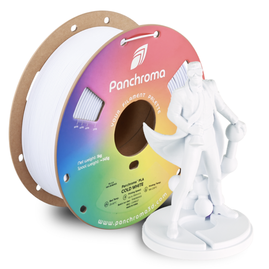 Polymaker Panchroma™ Basic PLA Cold White, 1kg, 1,75 mm, CA19027