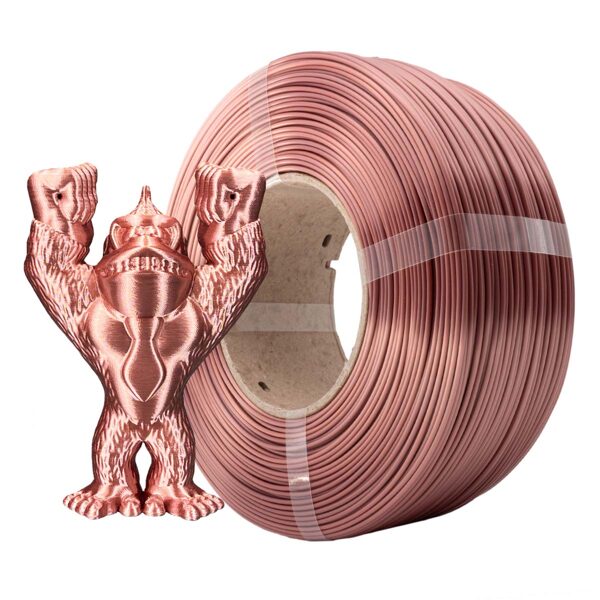 AzureFilm Refil PLA Silk 3d printēšanas pavediens (filament), Tumšais varš, 1 kg