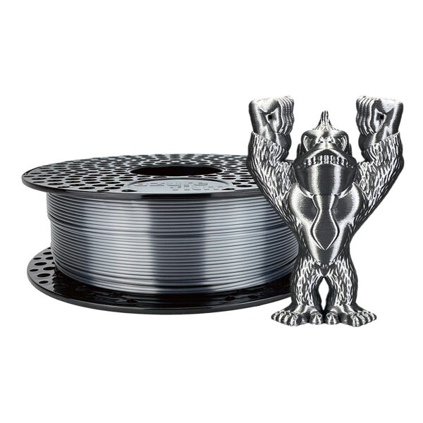 AzureFilm PLA Silk filament Graphite Grey, 1 kg
