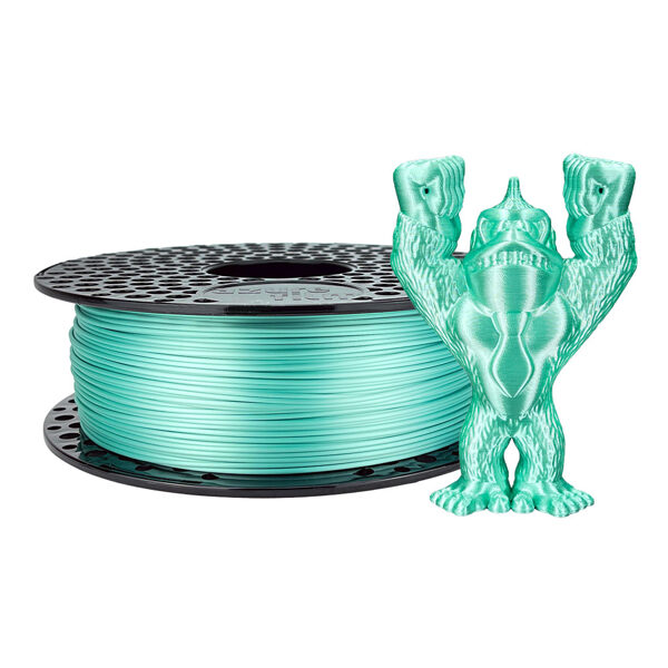AzureFilm PLA Silk filament Turquoise Blue, 1 kg